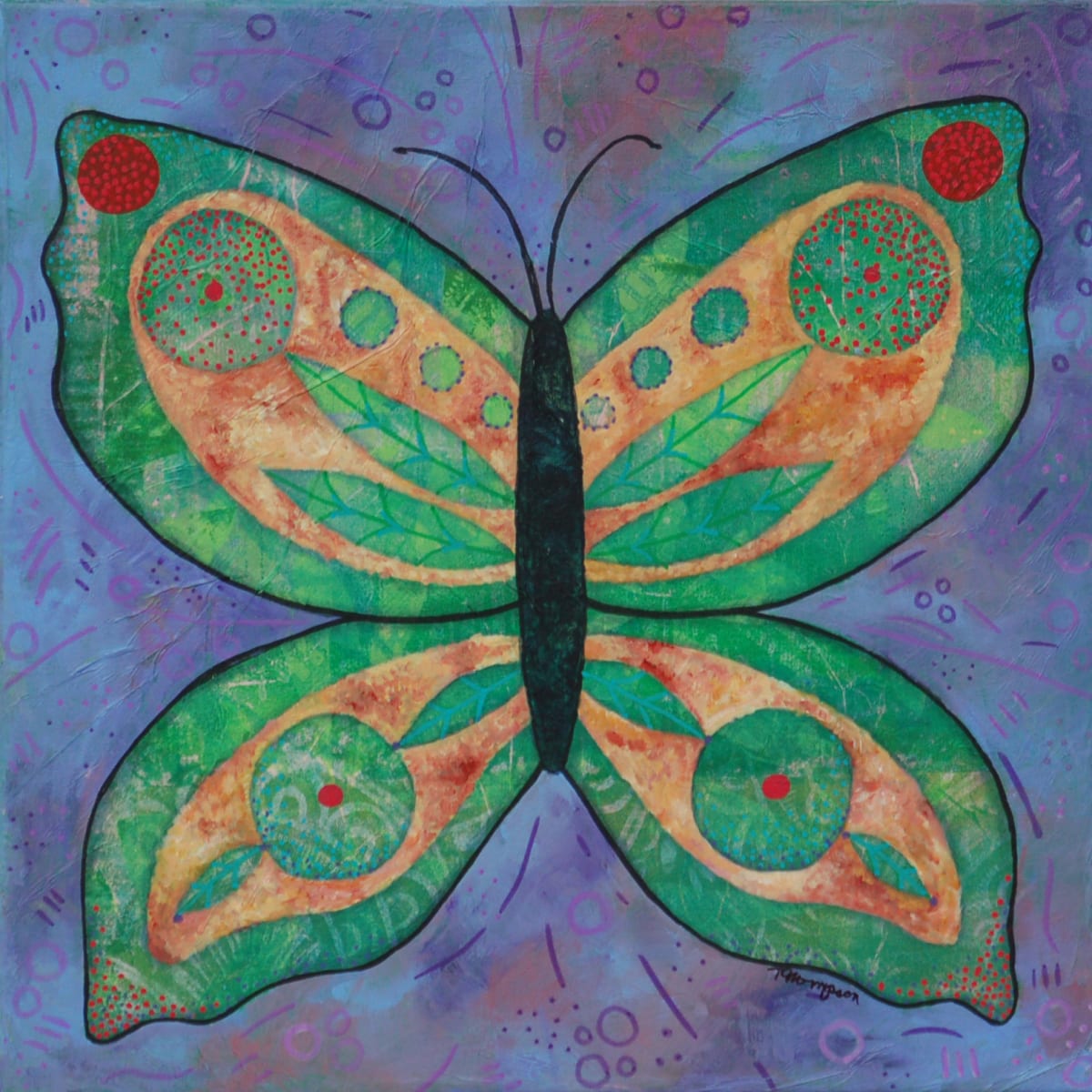 Butterfly #4 Proverbs 31:10-21 by Tracy Steel Thompson 