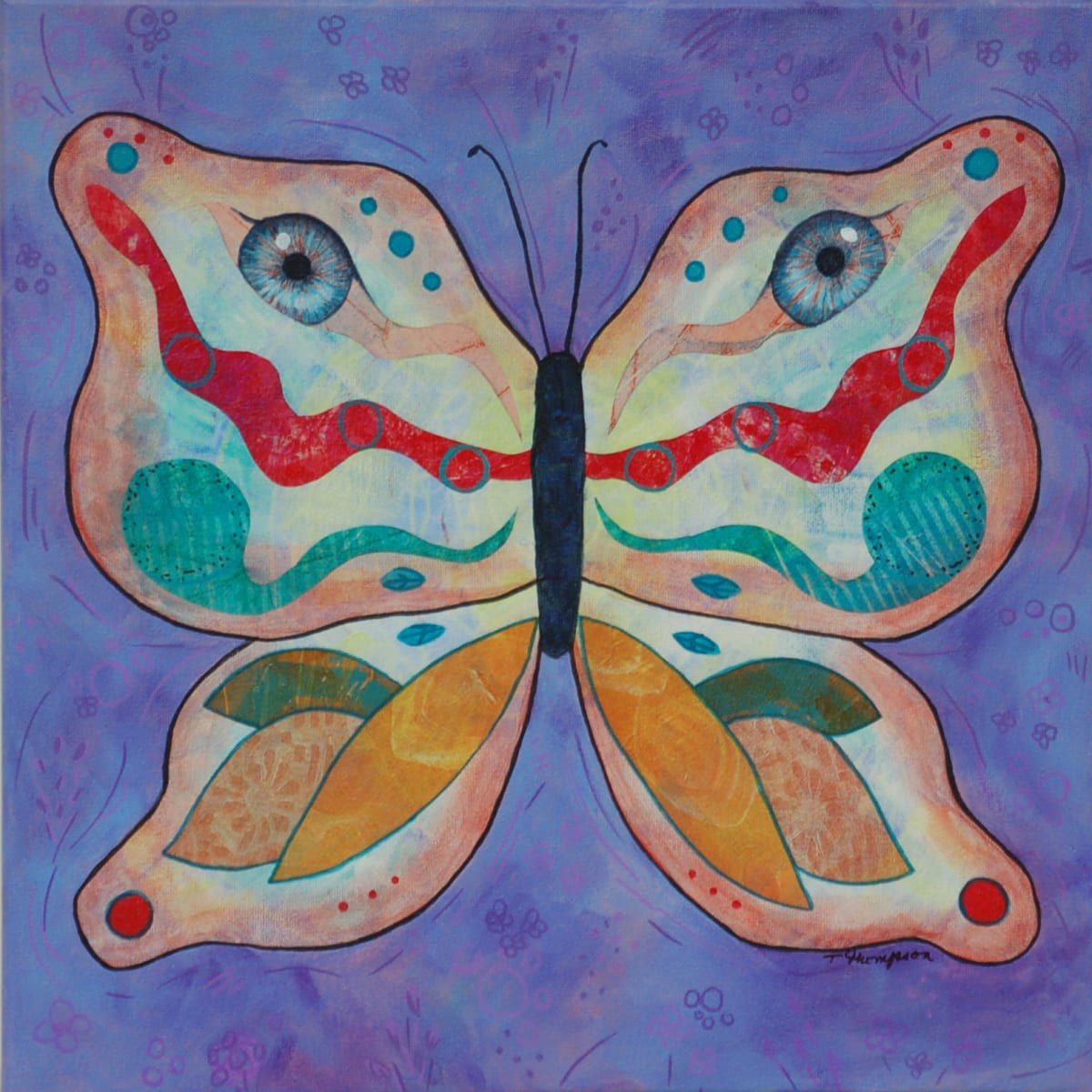 Butterfly #5 Proverbs 31:22-31 by Tracy Steel Thompson 