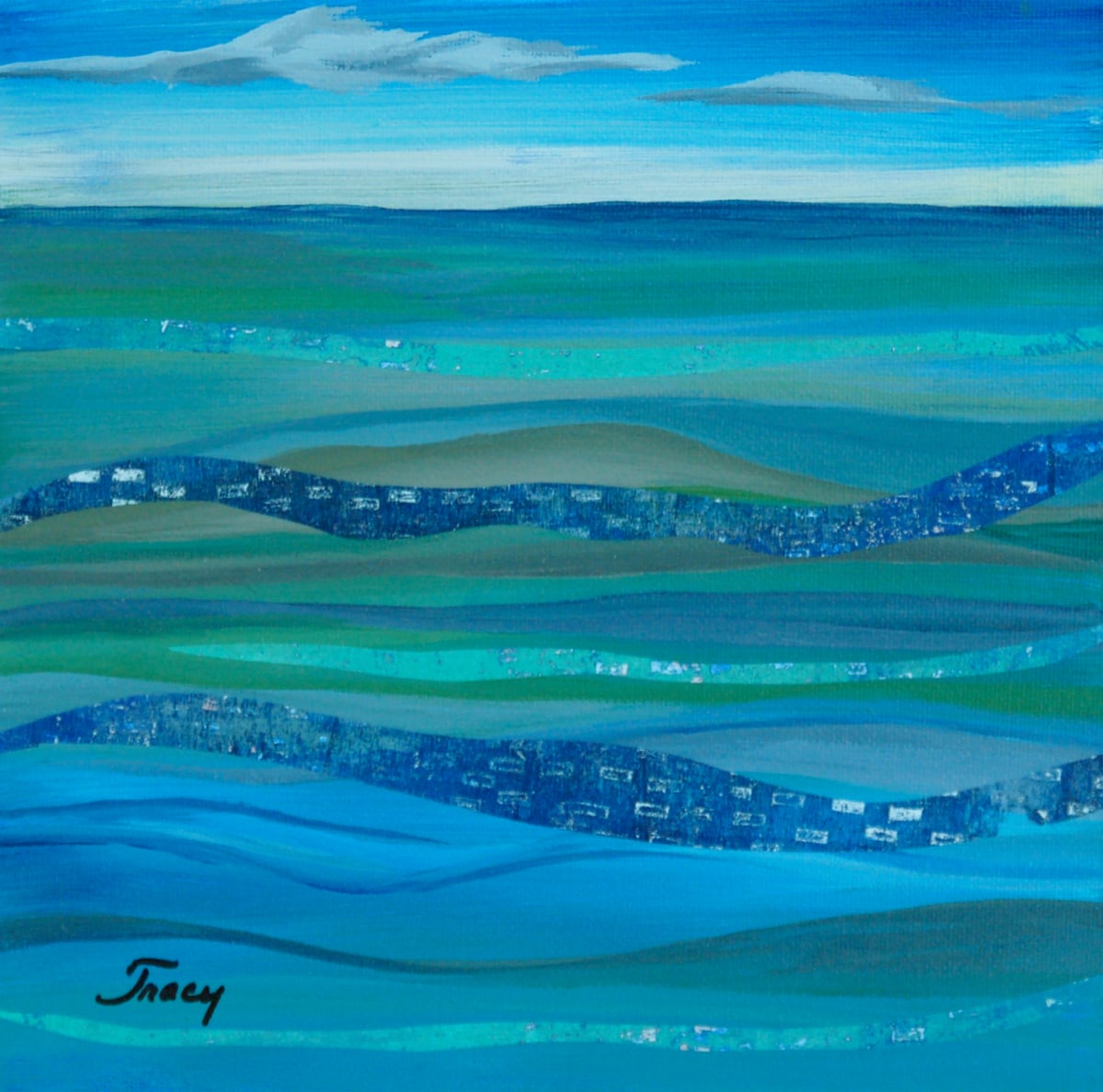 Waves of Blue by Tracy Steel Thompson 
