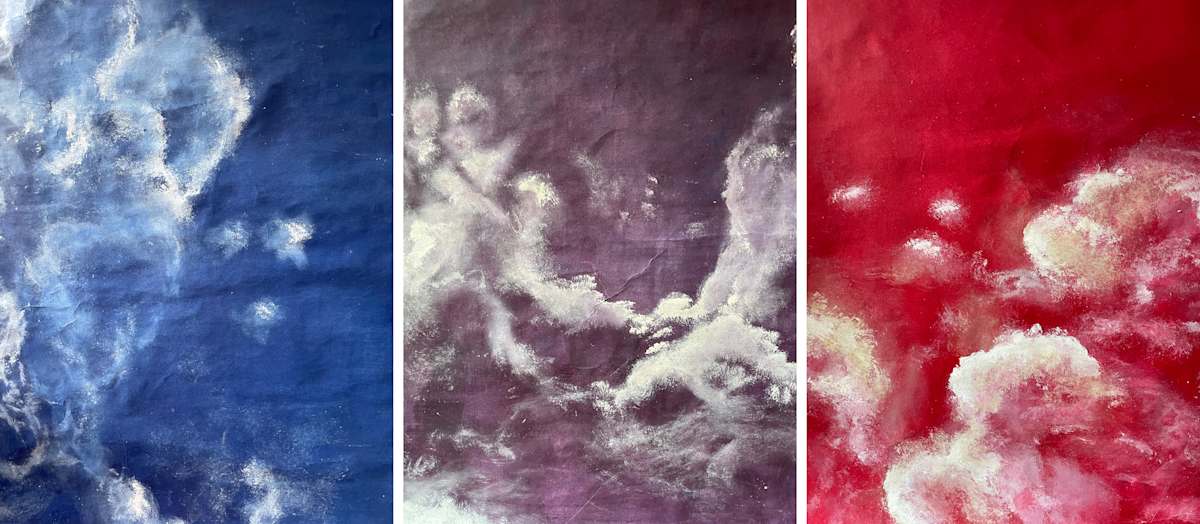 Head in the Clouds_triptych by Tina Psoinos, Image 1.