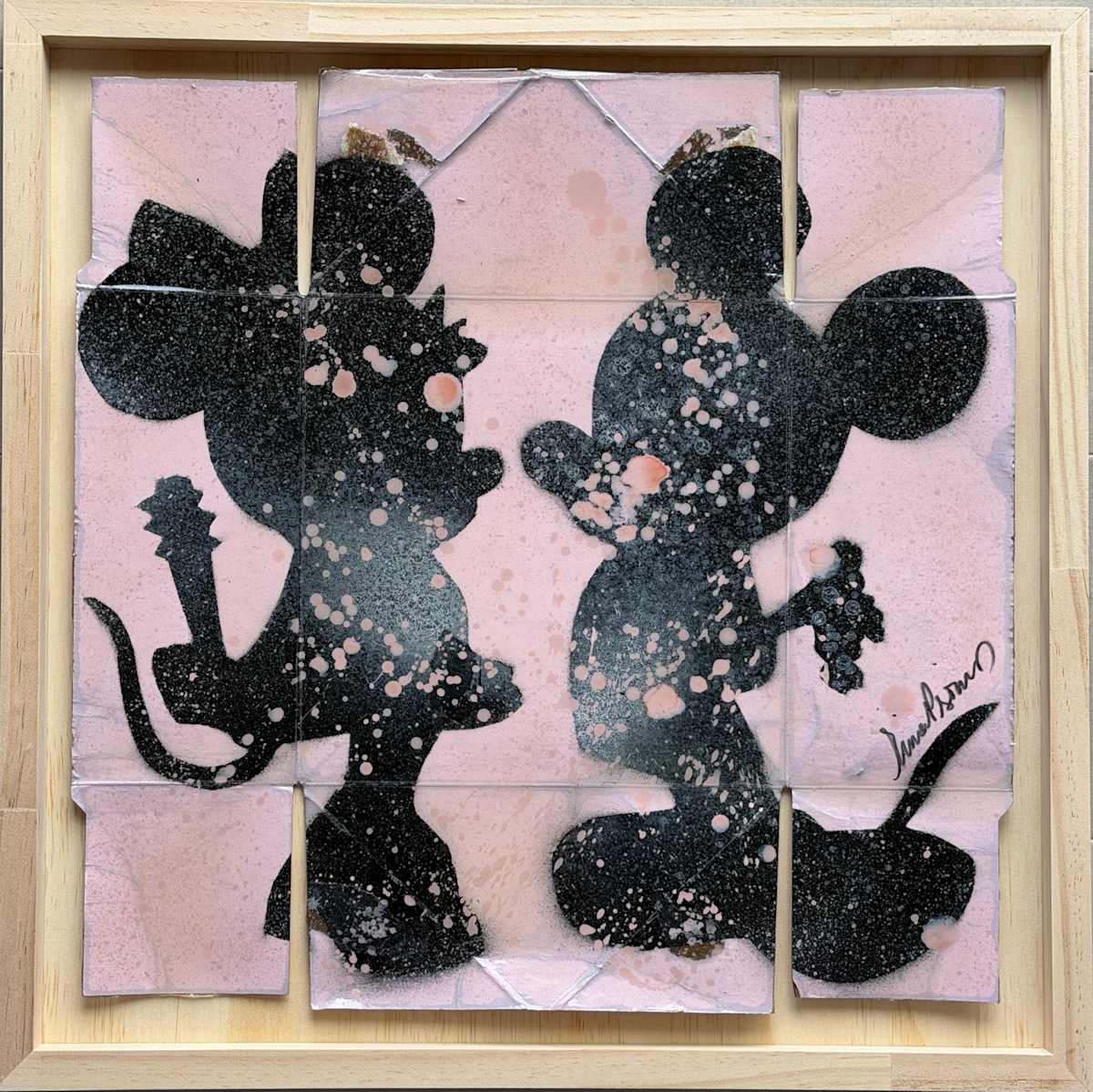 Mickey Meets Minnie_pink box by Tina Psoinos 