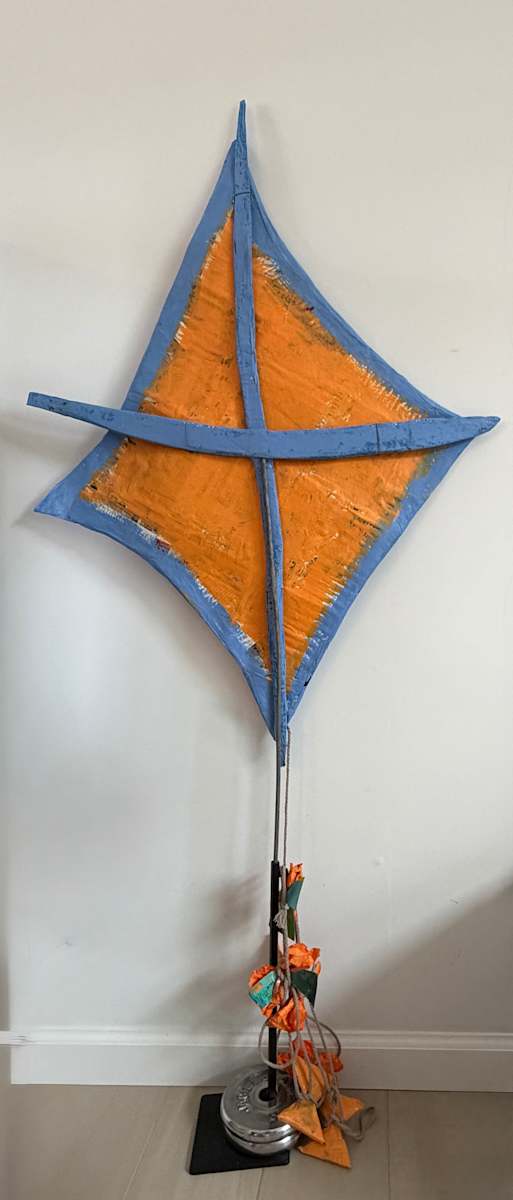 Kite Orange Blue by Tina Psoinos, Image 1.