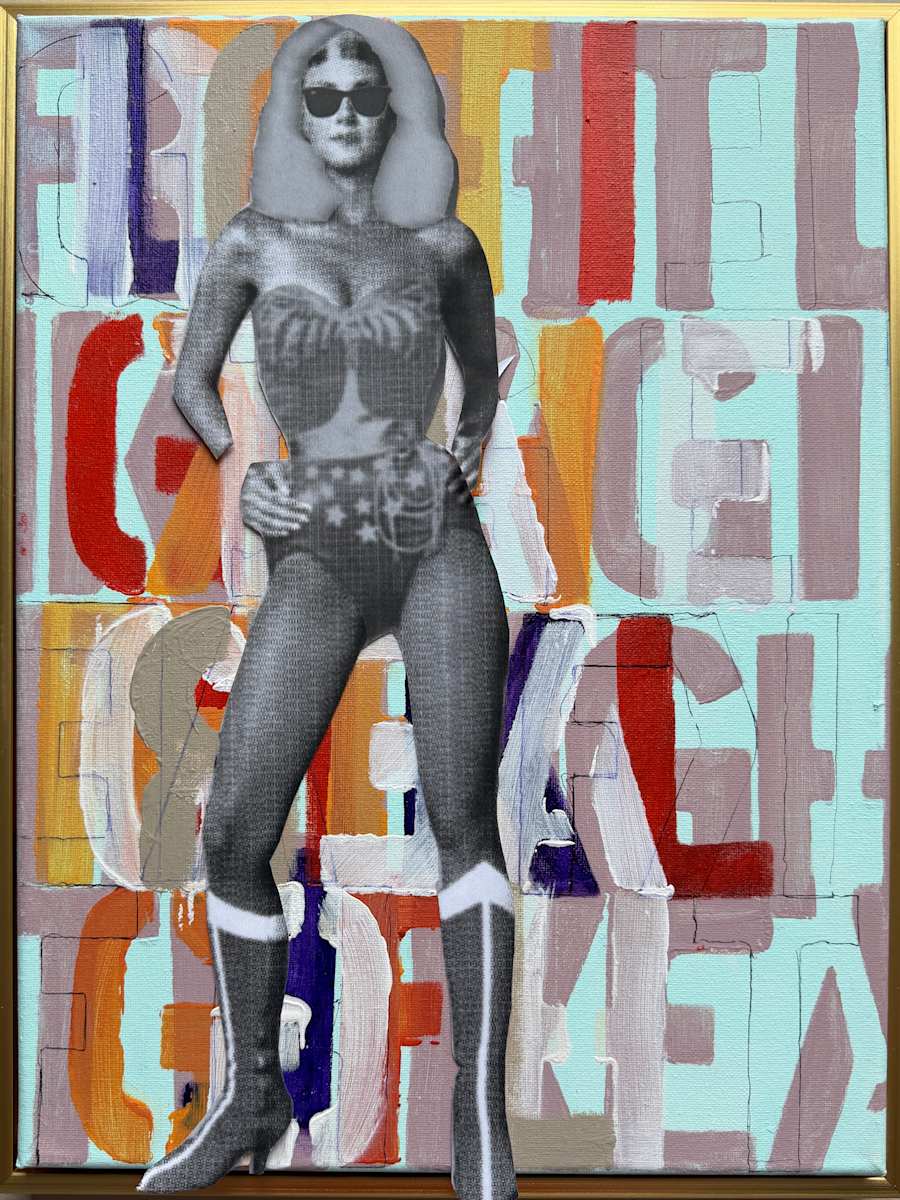 WW typography blue by Tina Psoinos, Image 1.