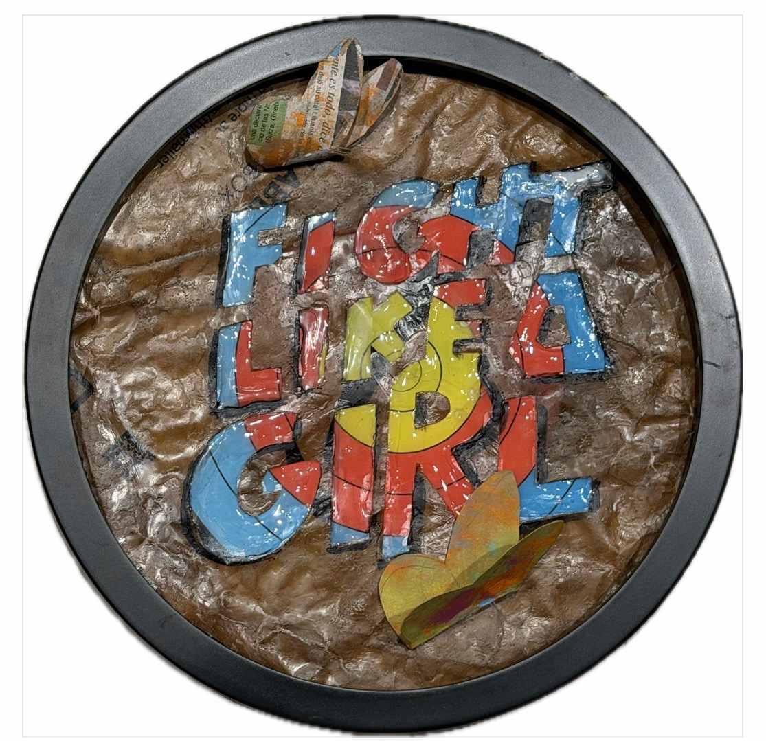 Fight Like A Girl_on Target by Tina Psoinos, Image 1.