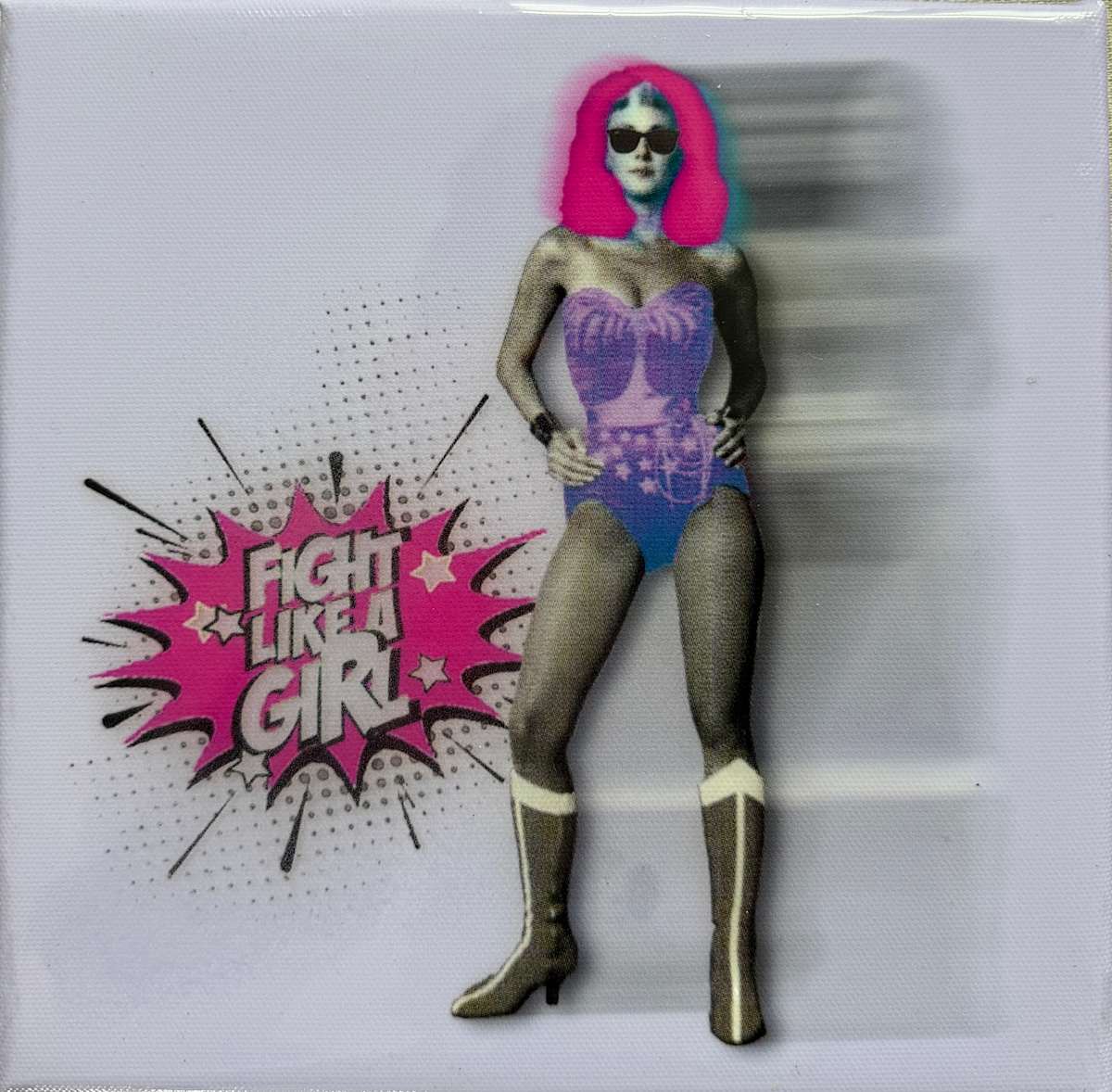 Wonder Woman  LM_25, 8x8 by Tina Psoinos, Image 18.