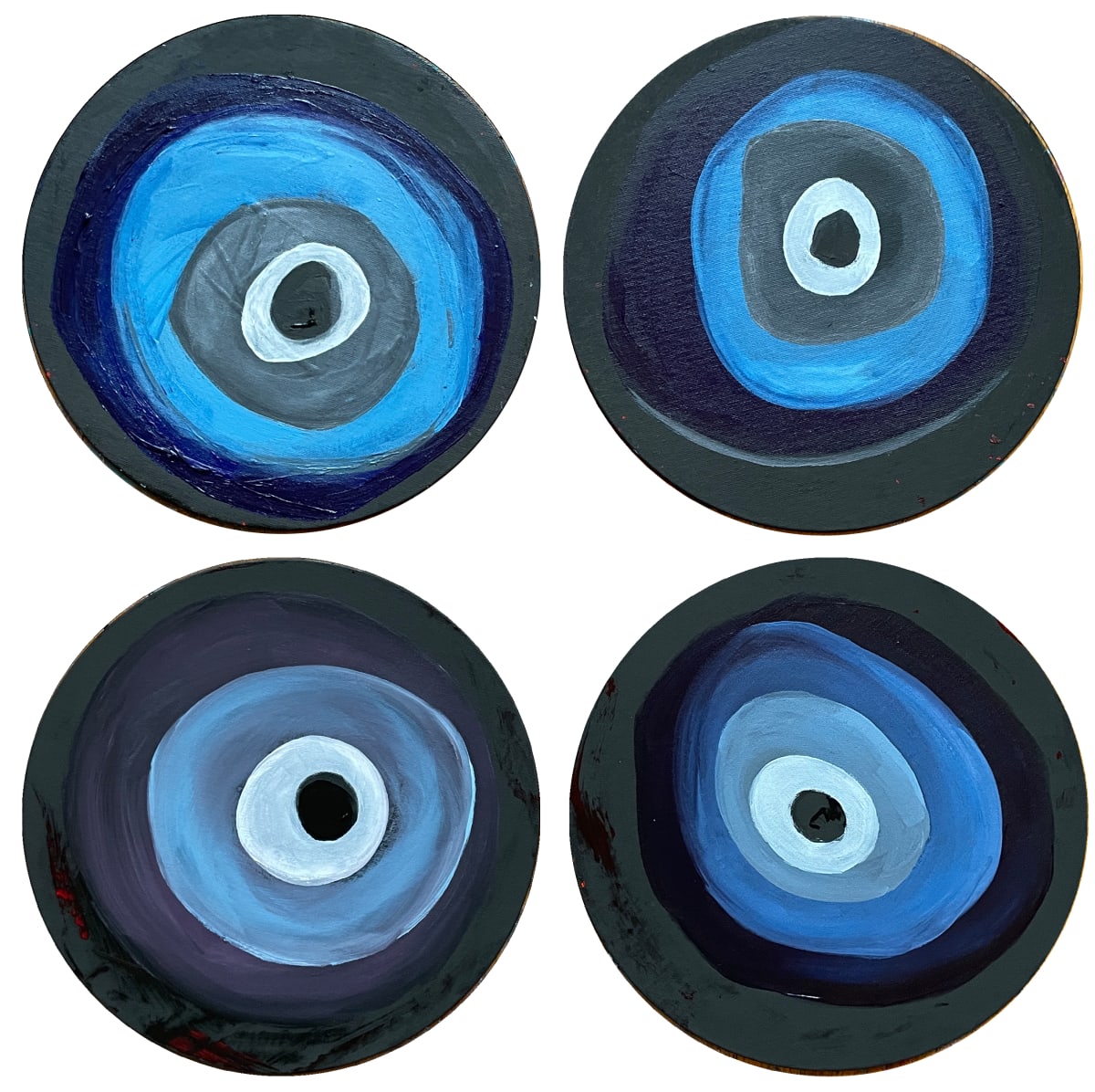 Mati (Evil Eye) 1-2-3-4 by Tina Psoinos  Image: Mati (Evil Eye) variations