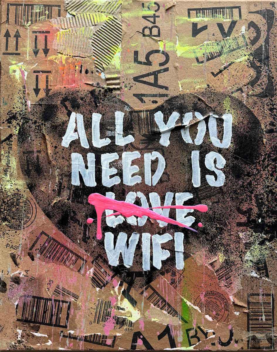 All You Need Is Love And WiFi by Tina Psoinos, Image 3.