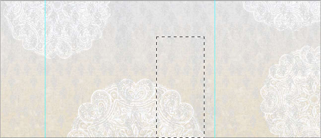 Dentelle Vinyl Mural by Tina Psoinos 