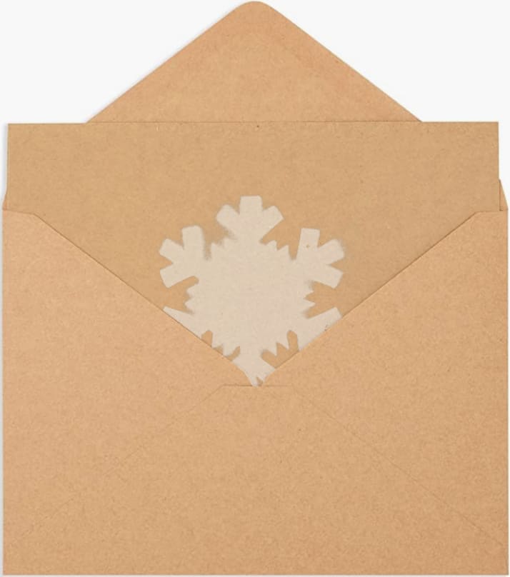 Snowflake Cards set of 8 by Tina Psoinos, Image 1.
