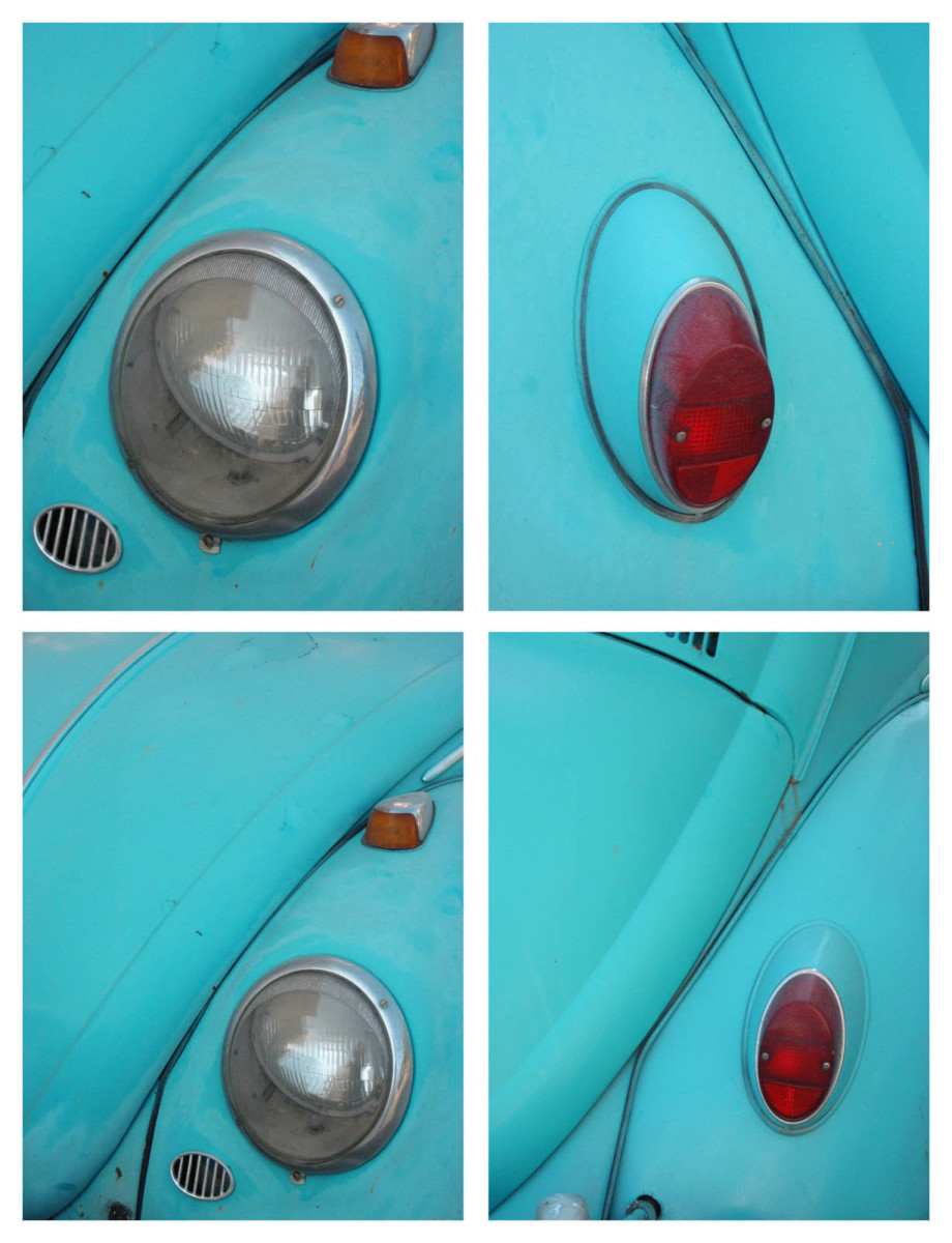Beetle BlueGreen (Volkswagen) - Limited Edition 1 of 6 by Tina Psoinos 