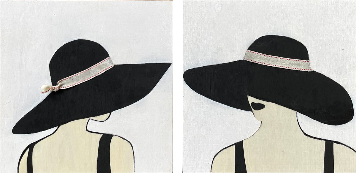 Beach Weather_minis by Tina Psoinos  Image: Black Hat 1 + 2