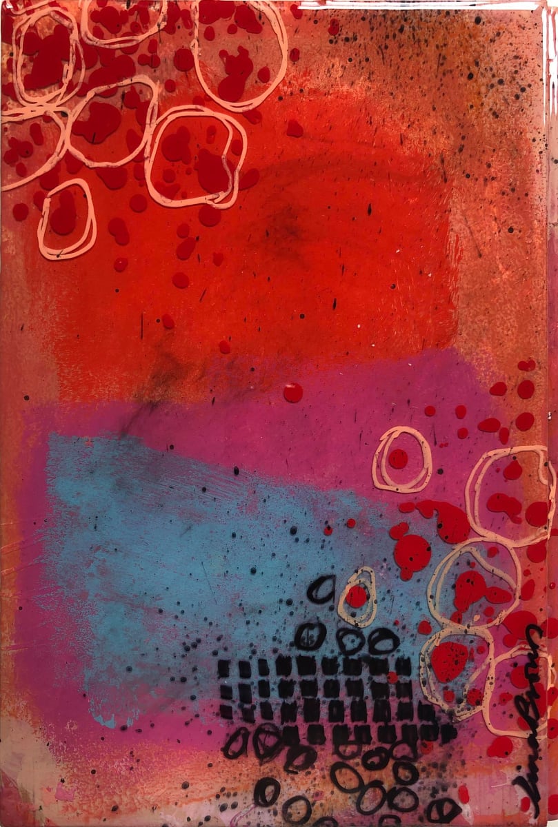 Blue on Orange by Tina Psoinos, Image 3.