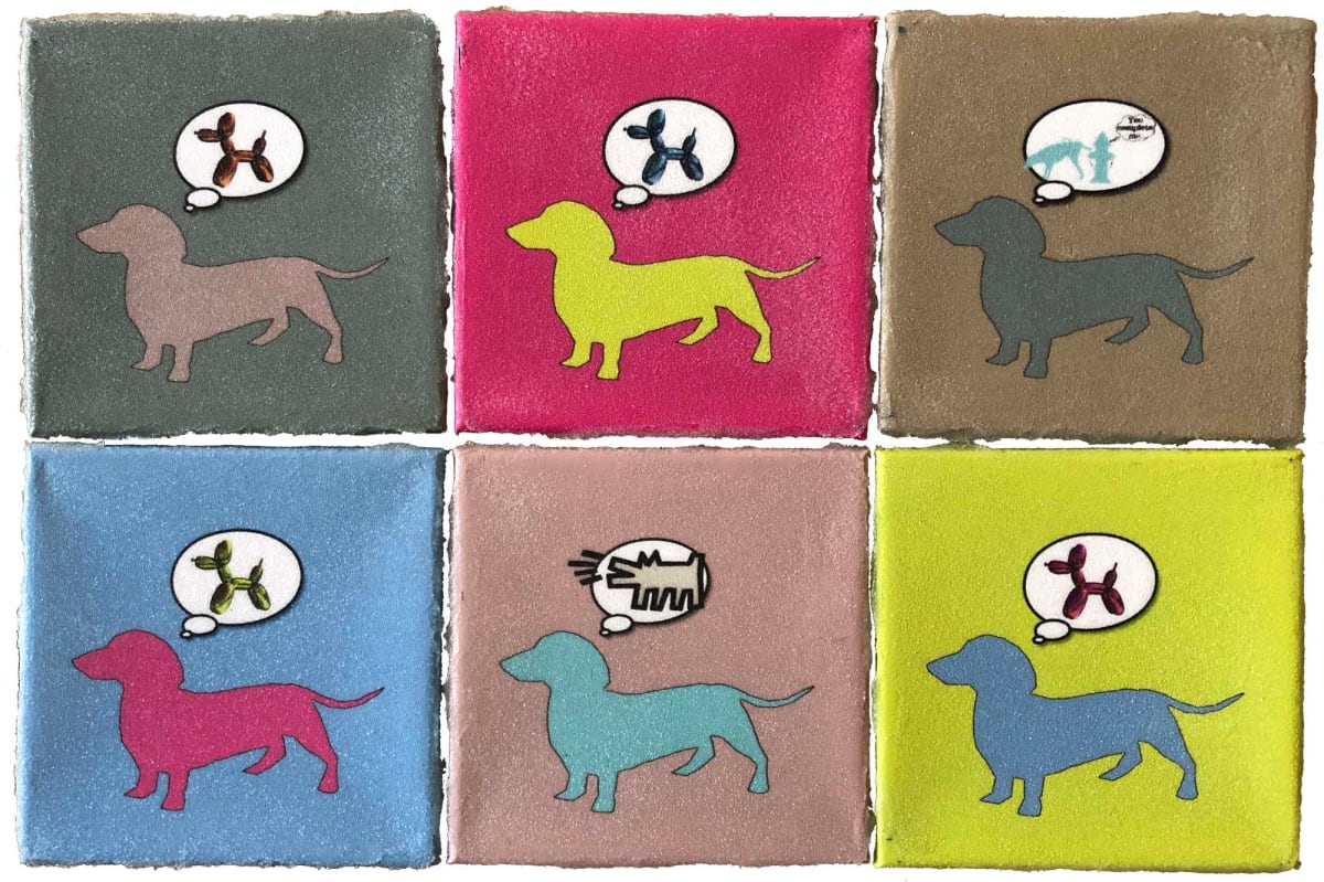 Dog  Dreams 8x8 by Tina Psoinos, Image 7.