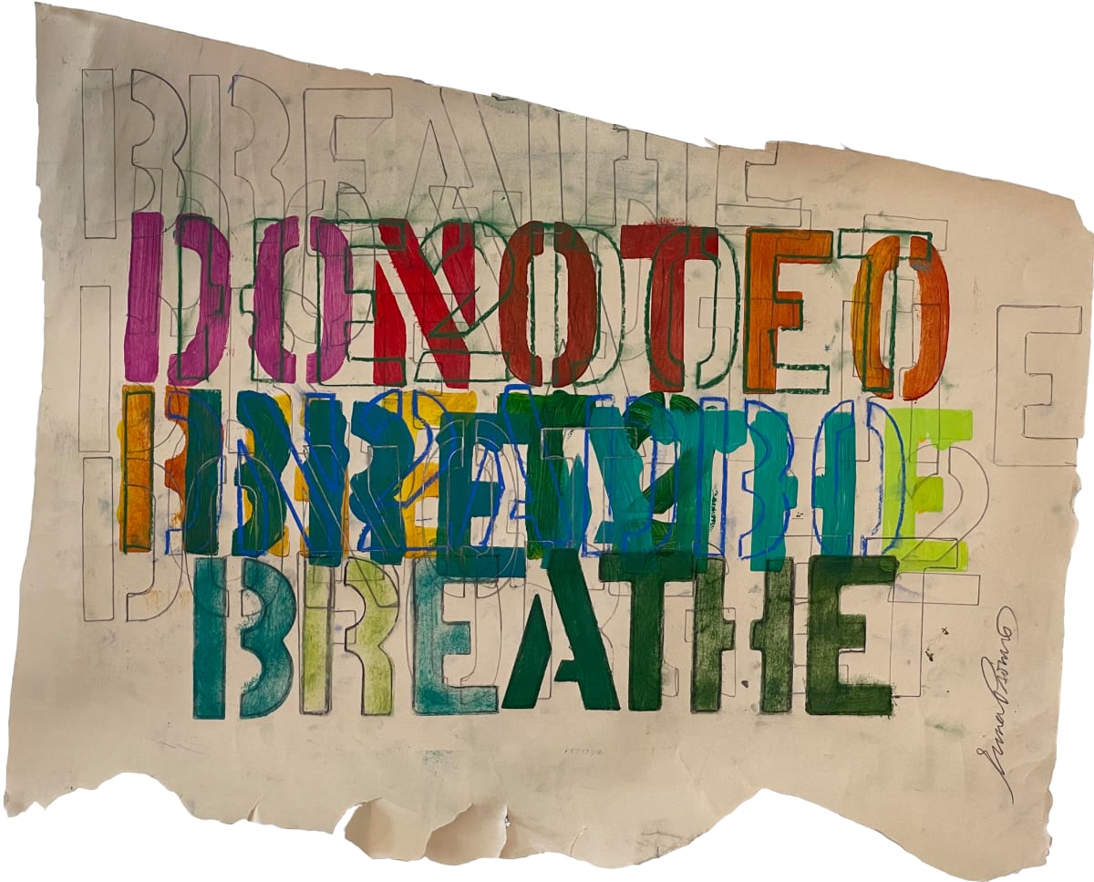 Typography_Breathe by Tina Psoinos  Image: Breathe