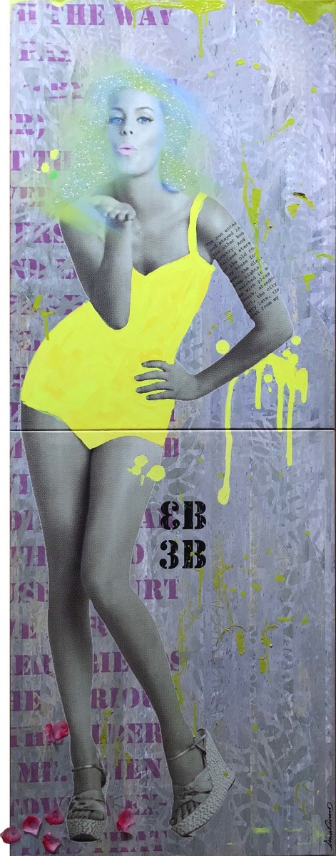 Elizabeth xo Yellow by Tina Psoinos 