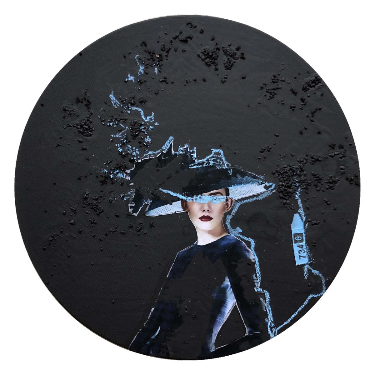 In Fashion Black Circle by Tina Psoinos, Image 1.
