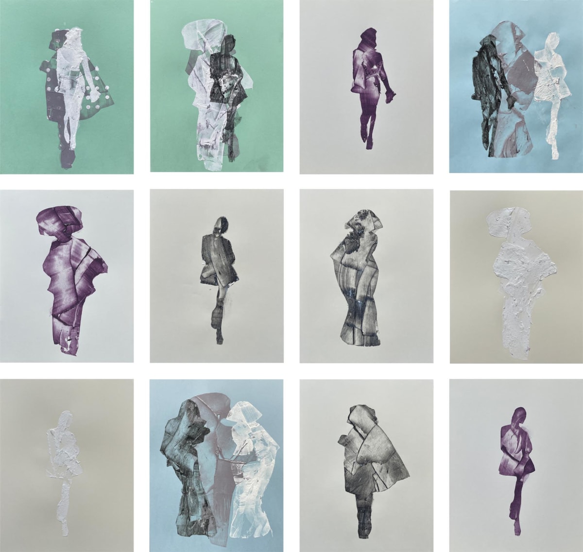 Fashion Strokes multi series of 12 by Tina Psoinos 