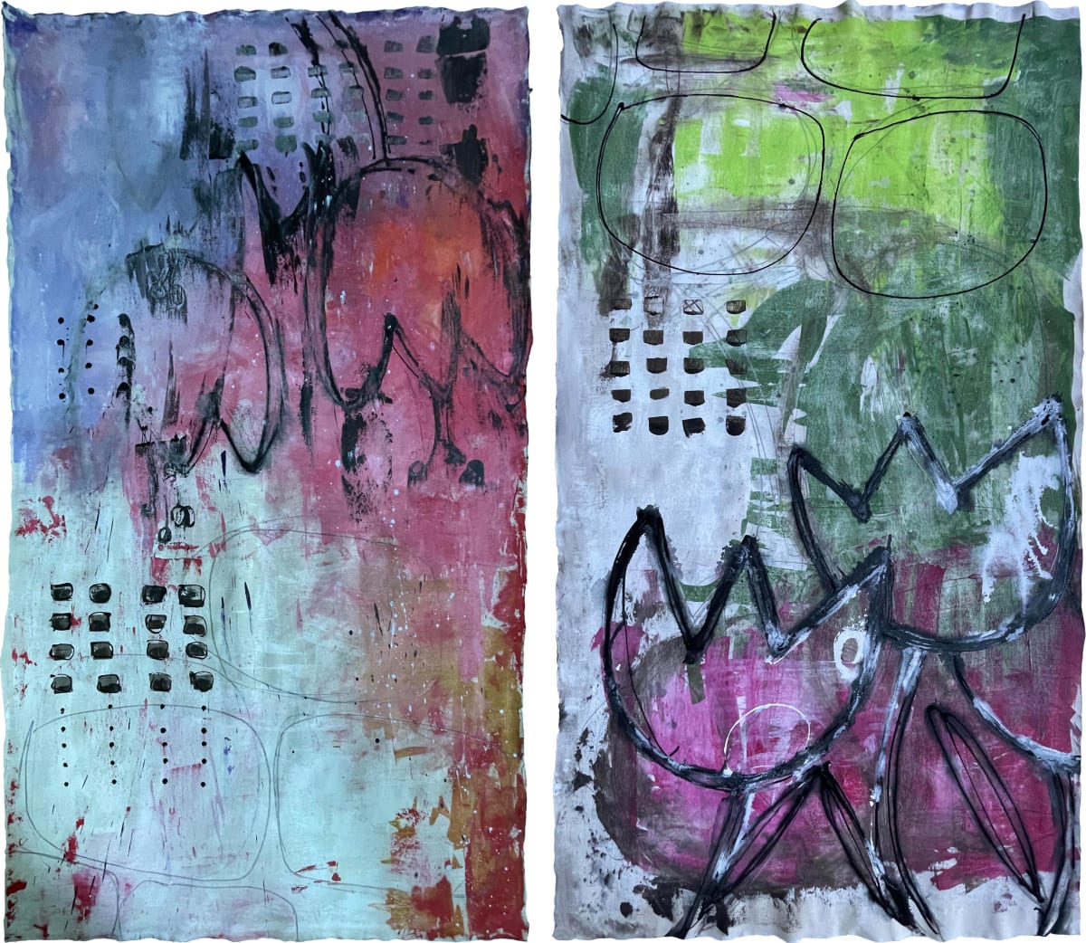 Hamptons Garden Fuchsia & Tulip by Tina Psoinos, Image 1.