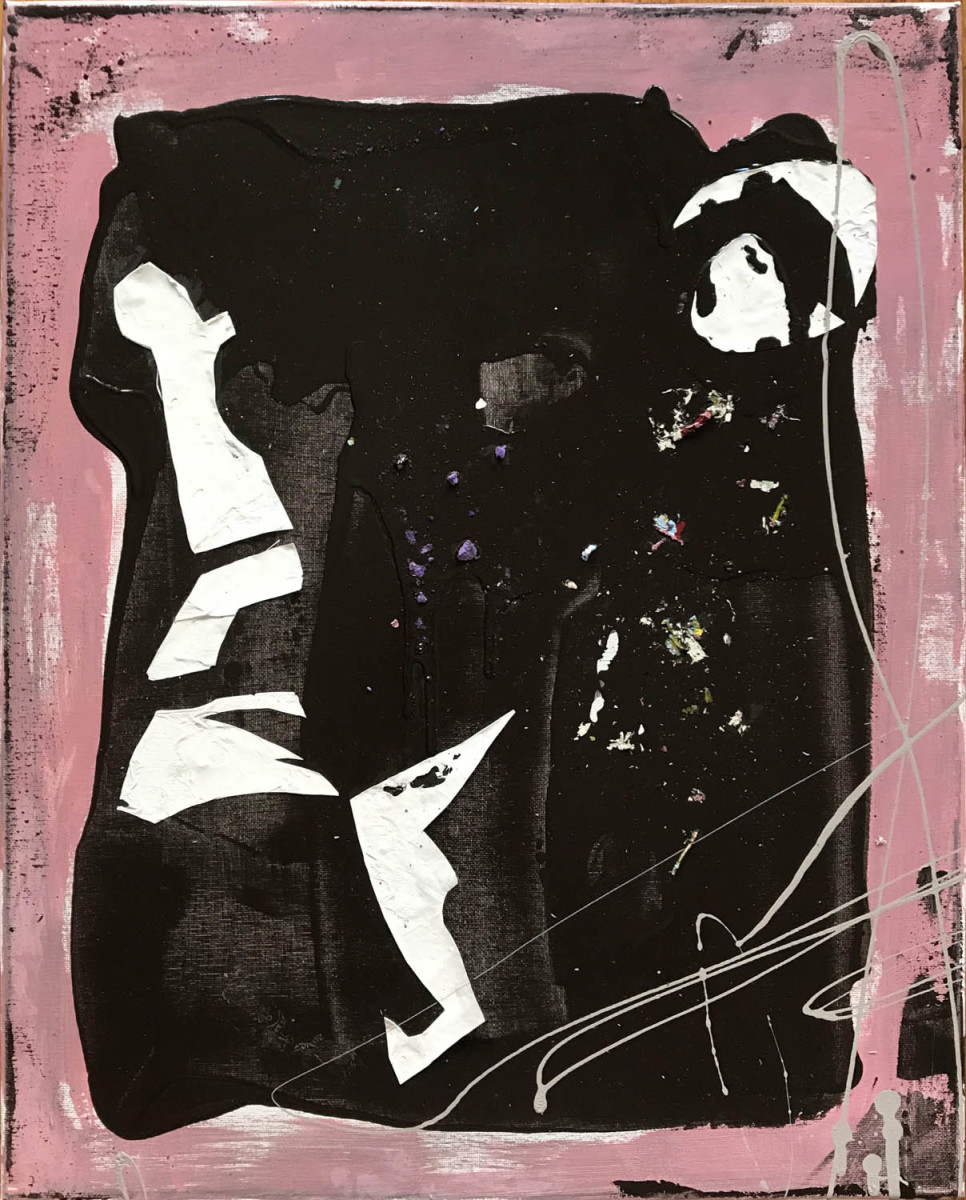 Lavender Chocolate on Pink 2A by Tina Psoinos 