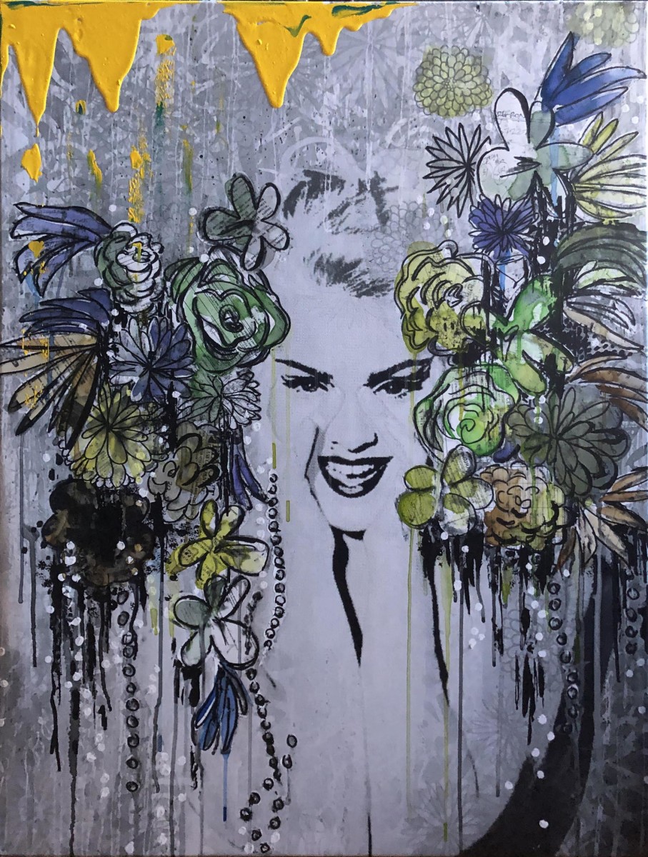 Madonna Yellow by Tina Psoinos 