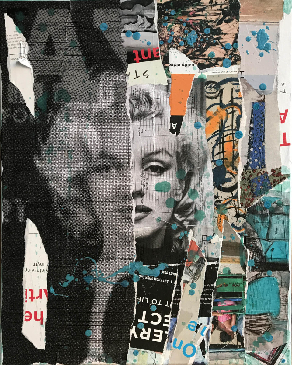 Marilyn Black A1 by Tina Psoinos 