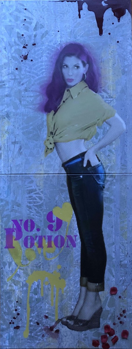 Sandra Love Potion Yellow by Tina Psoinos 