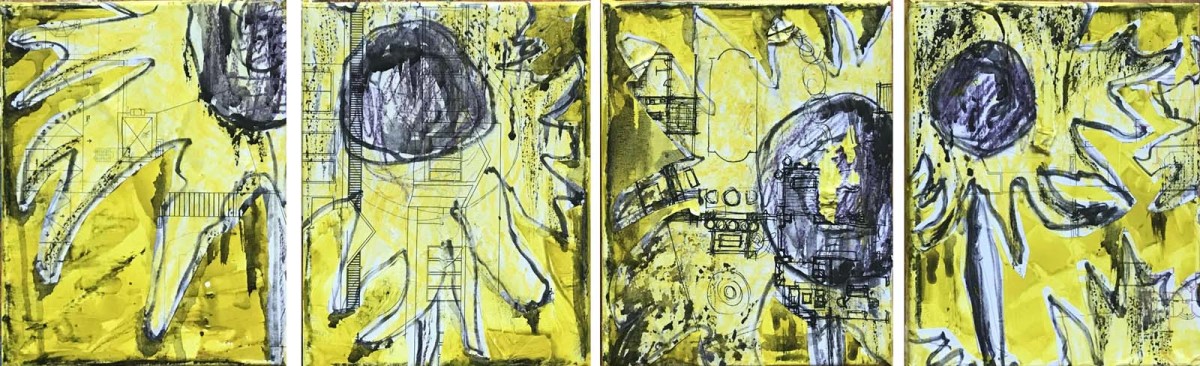 Sunflower B1-B4 by Tina Psoinos, Image 1.