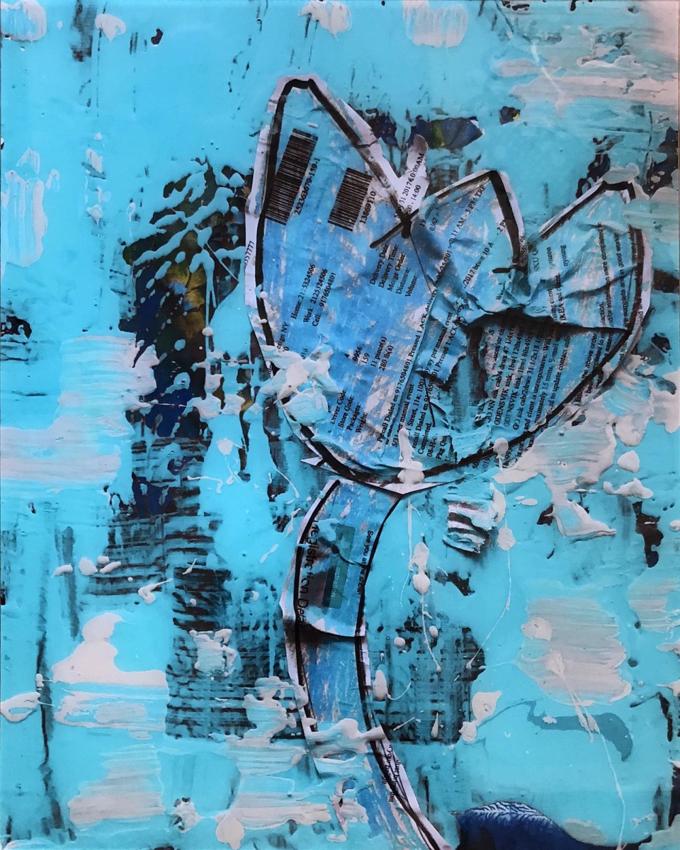 Urban Flora Tulip Turquoise by Tina Psoinos 