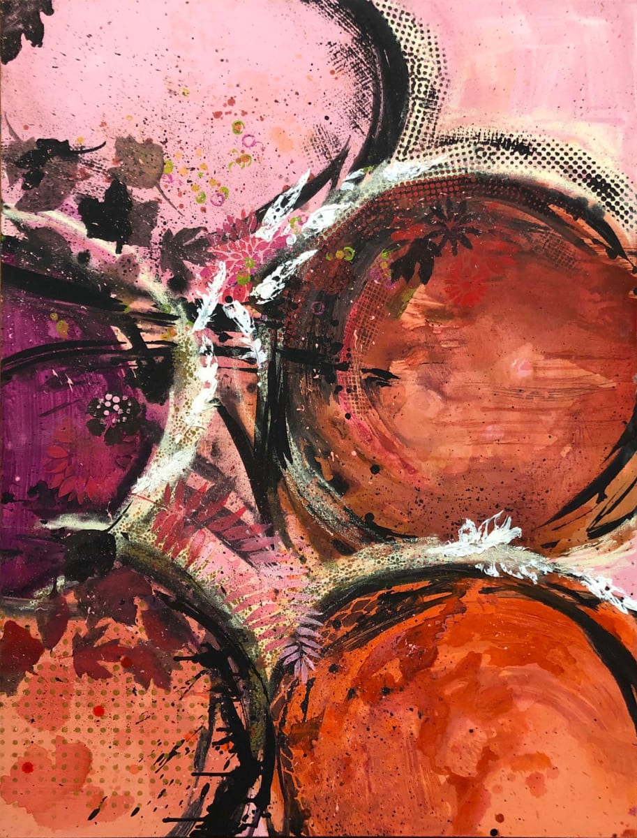 Fall In Love Pink Pumpkin Orange by Tina Psoinos  Image: Fall In Love Pink Pumpkin Orange 