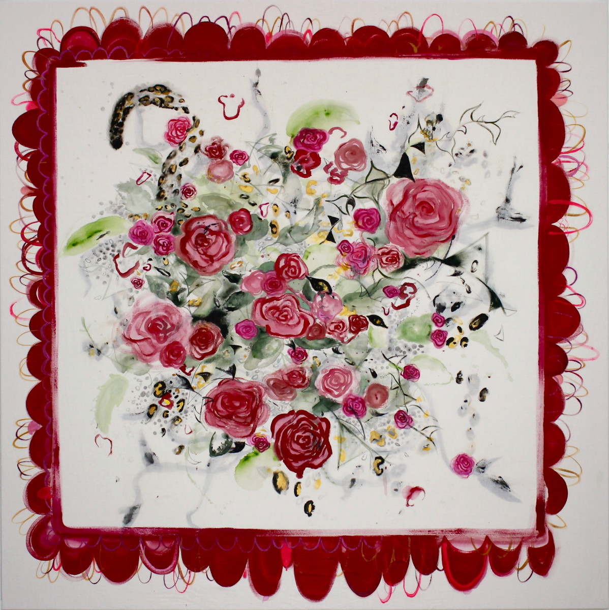 A Red That Belies Insouciance (Cats Fugue III) by Jennifer Webster 