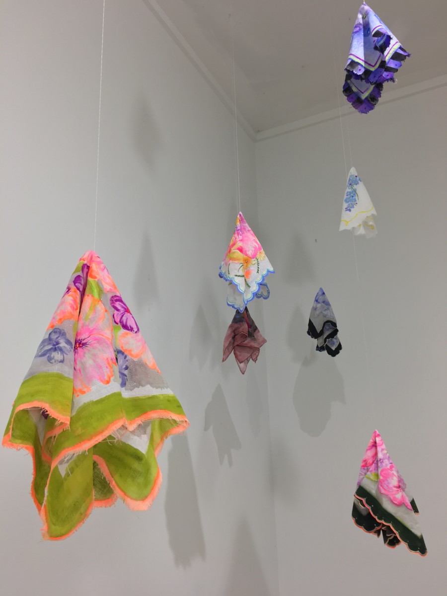 Forget-Me-Nots Suspended by Jennifer Webster 