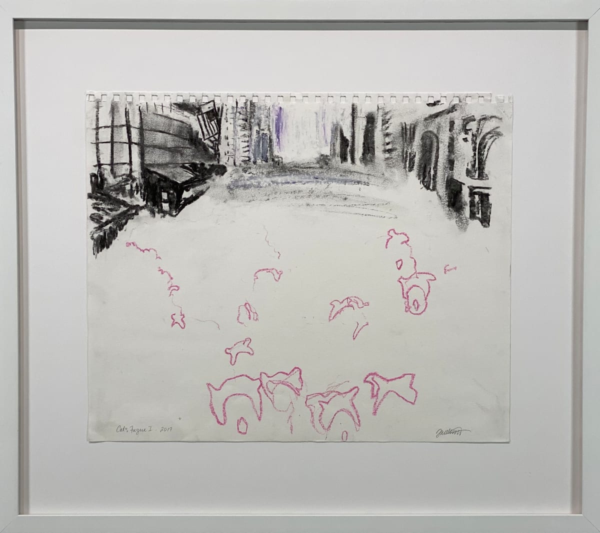 Cat's Fugue I by Jennifer Webster 