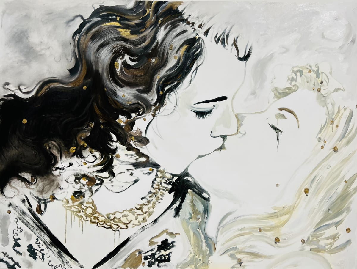 The Hours, The Kiss (Ce n'est Pas Noir ou Blanc) by Jennifer Webster 