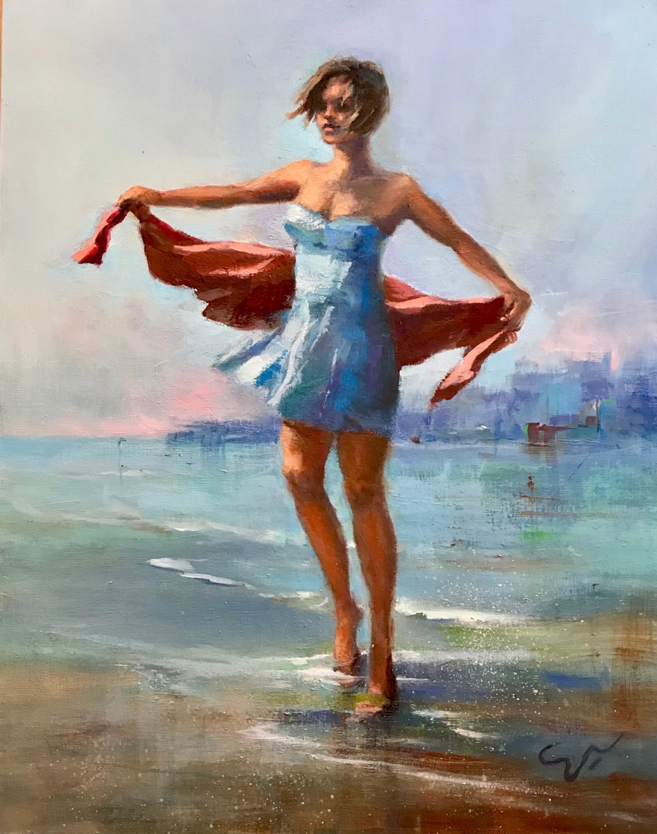 "SURF DANCING" by Sharon Abbott-Furze 