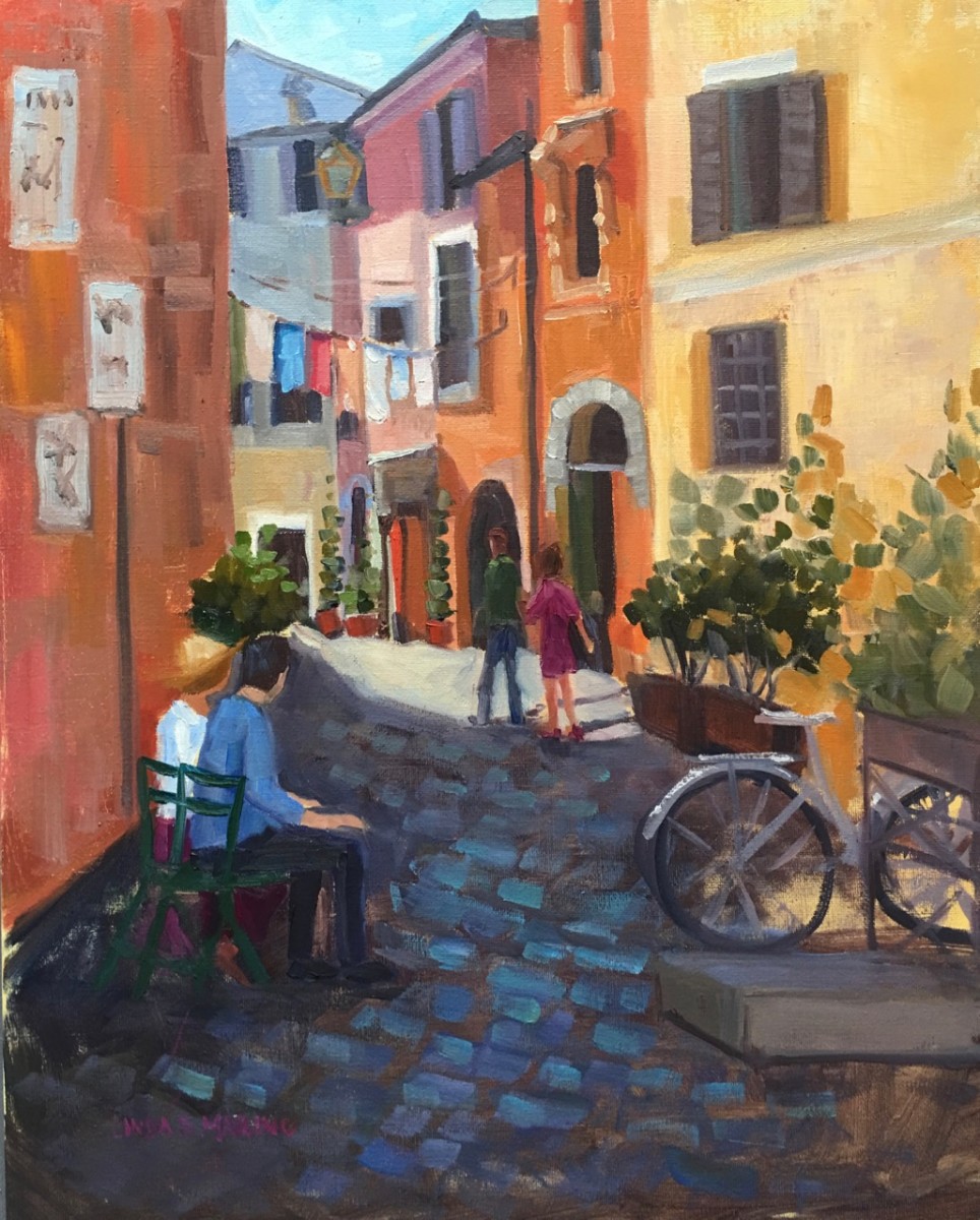 Laundry Day in Rome by Linda S. Marino 