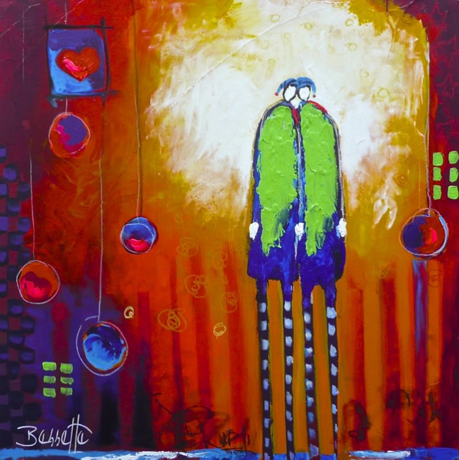 Just A Cupla Clowns in Love by Jeanne Bessette 