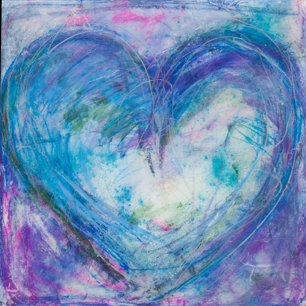 Loving Heart (Blue) by Anne Labovitz, Image 1.