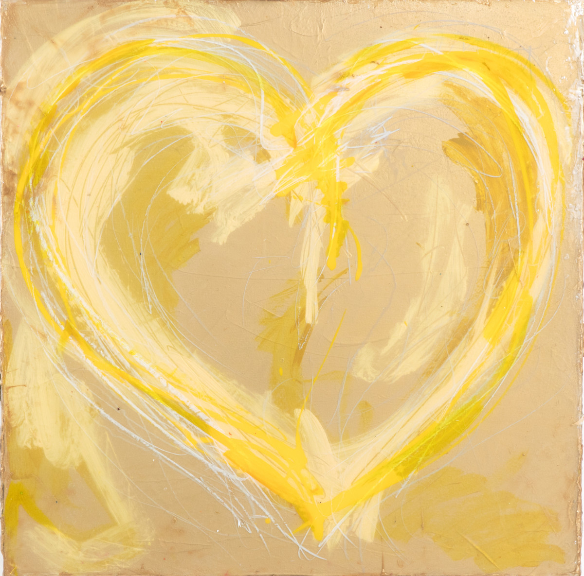 Healing Heart (Yellow) by Anne Labovitz 