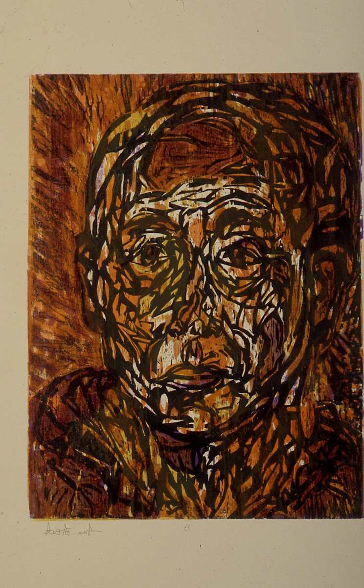 Untitled Wood Block Print by Anne Labovitz, Image 1.