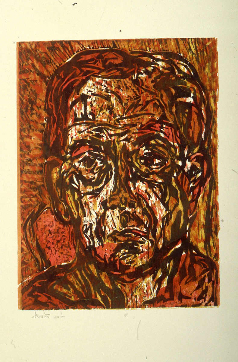 Untitled Wood Block Print X by Anne Labovitz, Image 1.