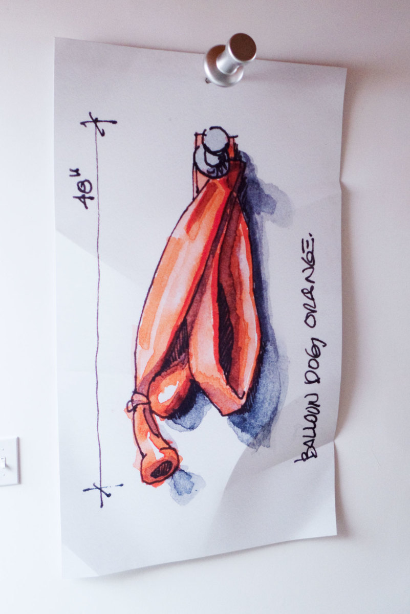 Balloon Dog, Orange by Miles Jaffe 