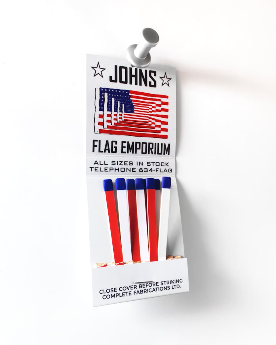 John's Flags 1/8 by Miles Jaffe, Image 1.