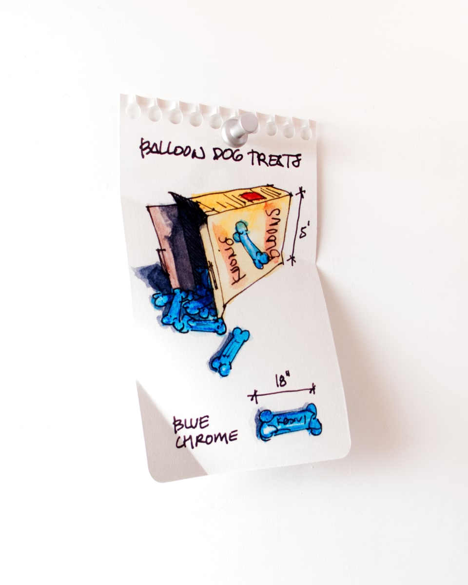 Balloon Dog Treats (blue) 3/20 by Miles Jaffe
