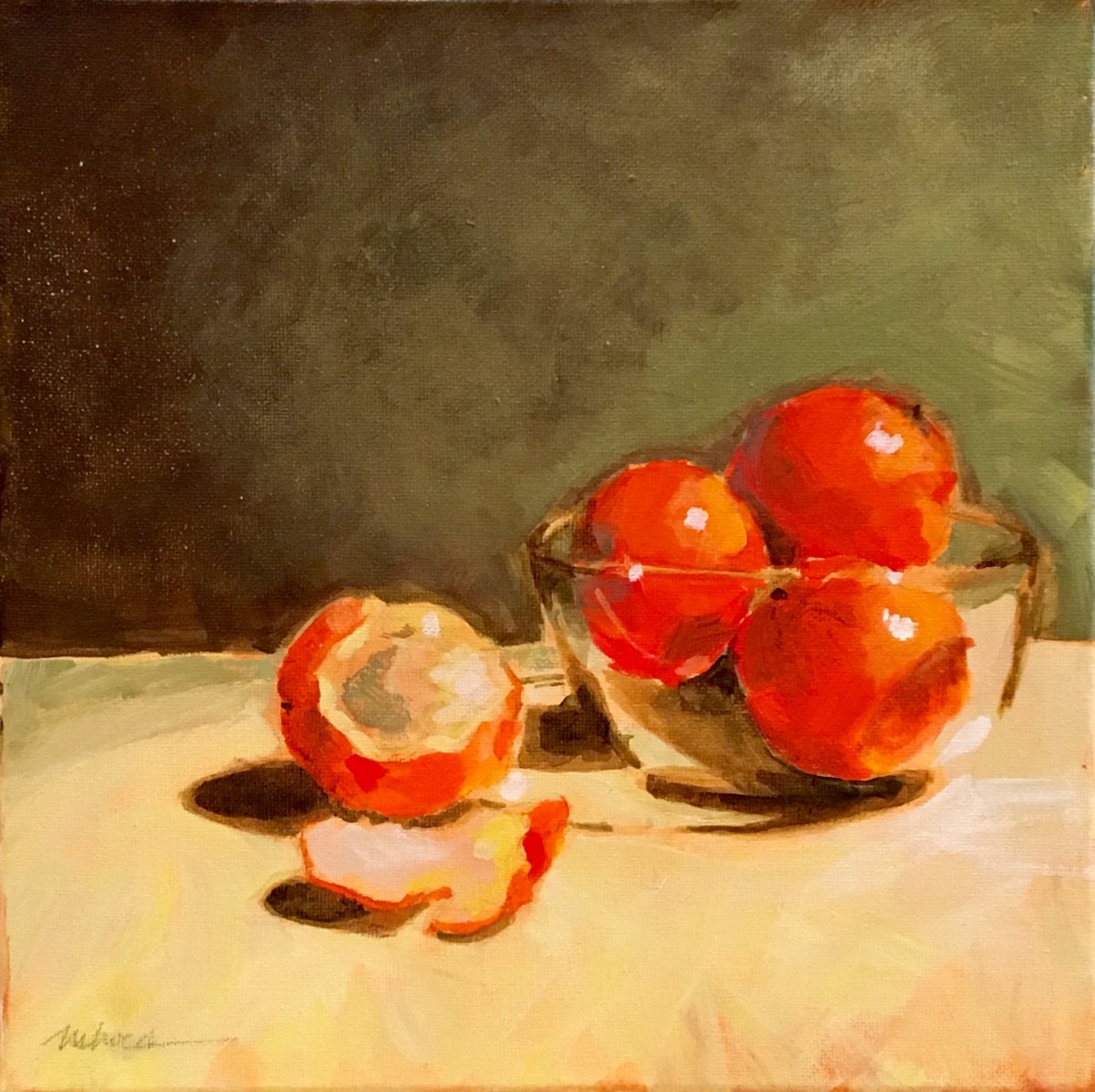 Oranges one by Marcia Hoeck 