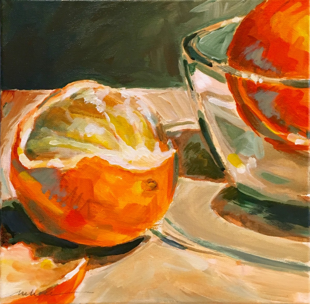 Oranges three by Marcia Hoeck 
