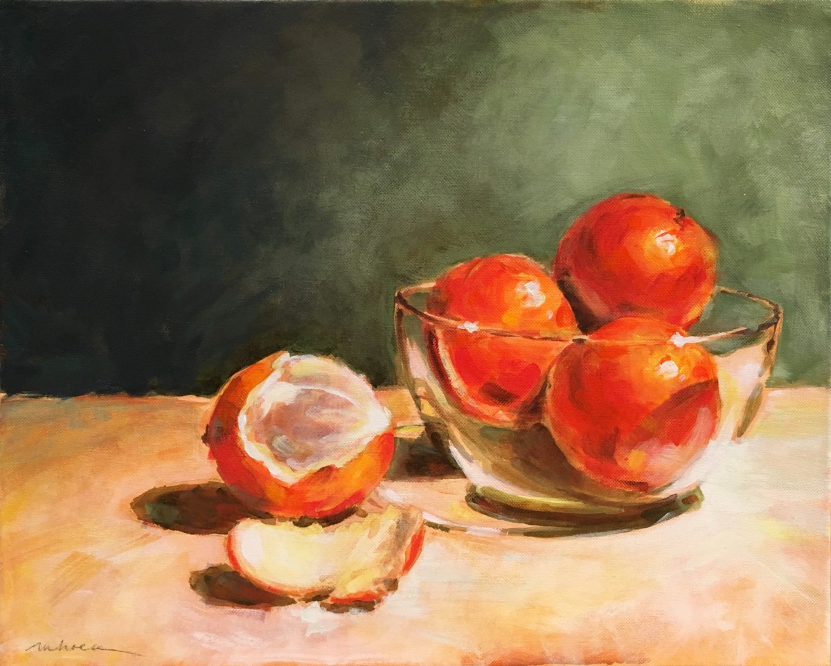 Oranges two by Marcia Hoeck 