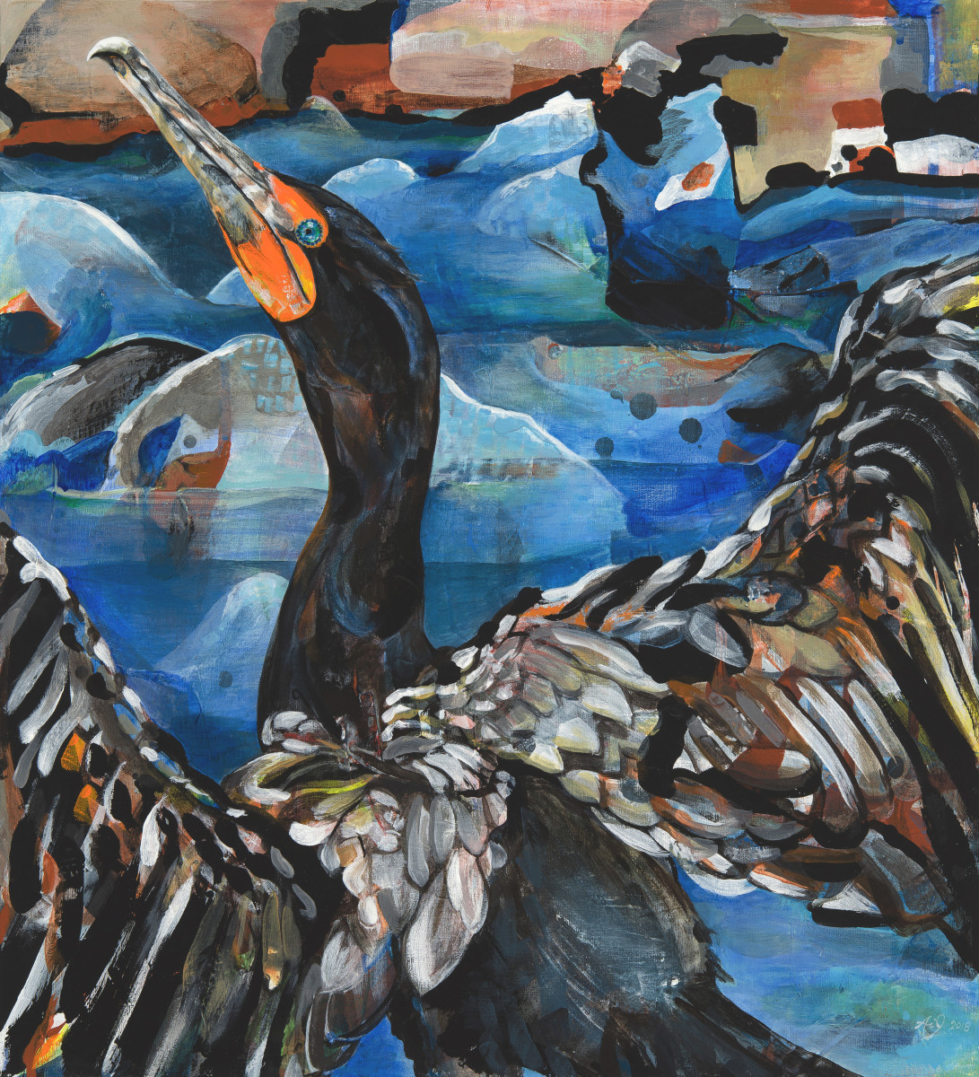 Cormorant Bay by Anna Iris Graham 