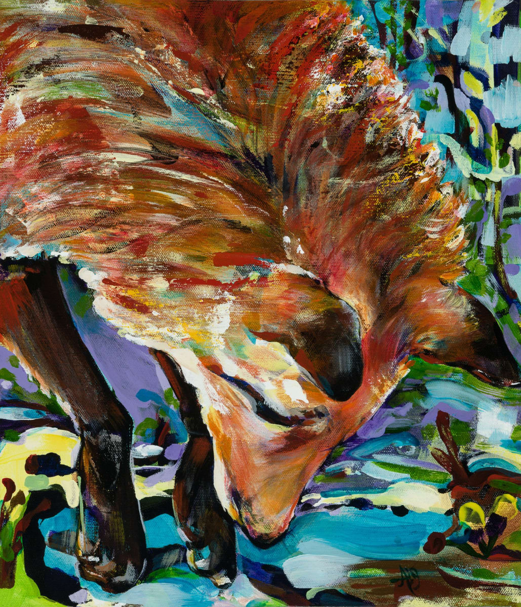 Jacaranda Foxdive by Anna Iris Graham 