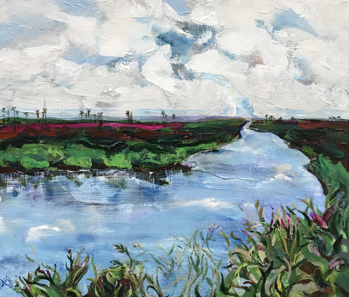 Remember Where You Are (San Diego River 2) by Anna Iris Graham 