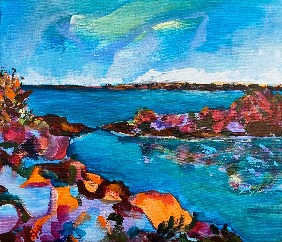 Lagoon by Anna Iris Graham 